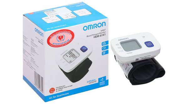 Máy đo huyết áp cổ tay tự động Omron Hem-6161