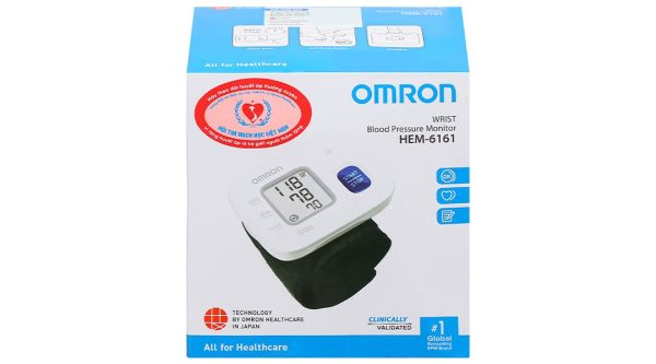 Máy đo huyết áp cổ tay tự động Omron Hem-6161