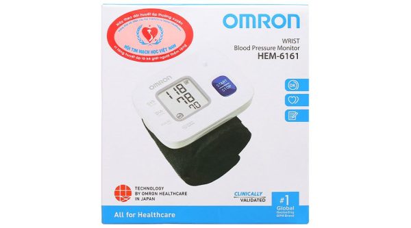 Máy đo huyết áp cổ tay tự động Omron Hem-6161
