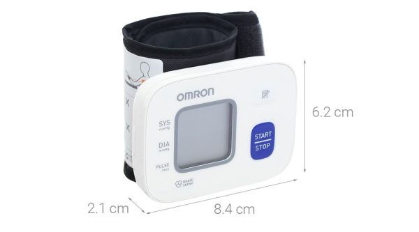 Máy đo huyết áp cổ tay tự động Omron Hem-6161