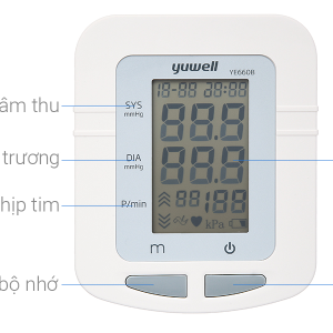 Máy đo huyết áp bắp tay Yuwell YE660B
