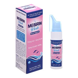Dung dịch xịt mũi Mebirin Fresh Nasal Hygiene phòng ngừa sổ mũi, ngạt mũi cho bé chai 70ml