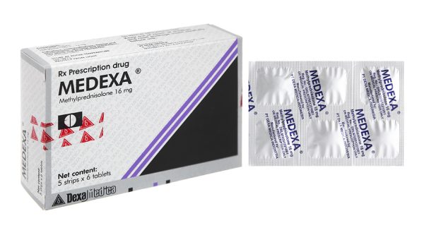 Medexa 16mg thuốc kháng viêm (5 vỉ x 6 viên)