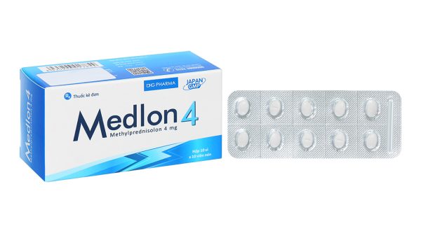 Medlon 4 chống viêm và giảm miễn dịch (10 vỉ x 10 viên)