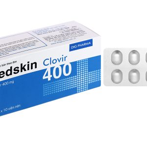 Medskin Clovir 400 phòng và trị nhiễm Herpes simplex (6 vỉ x 10 viên)