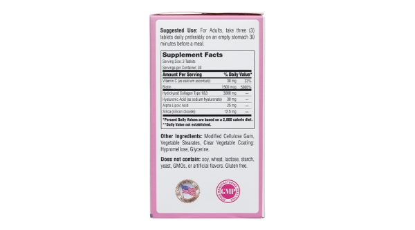 Hotchland Mega Beauty Collagen làm đẹp da, tóc, móng lọ 90 viên