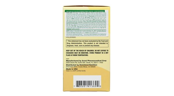 Hotchland Optimum Vitamin E 400IU hạn chế lão hóa hộp 60 viên