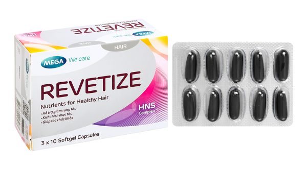 Revetize làm đẹp, kích thích mọc tóc hộp 30 viên