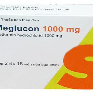 Meglucon 1000mg trị đái tháo đường (2 vỉ x 15 viên)
