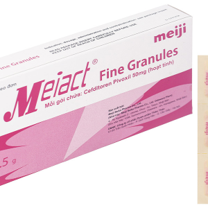 Thuốc bột Meiact Fine Granules 50mg trị nhiễm khuẩn (21 gói x 0.5g)