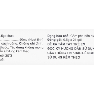 Thuốc bột Meiact Fine Granules 50mg trị nhiễm khuẩn (21 gói x 0.5g)