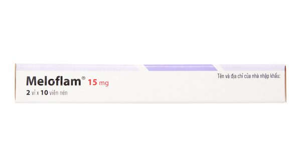 Meloflam 15mg giảm đau, kháng viêm xương khớp (2 vỉ x 10 viên)