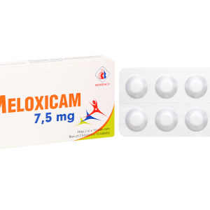Meloxicam Domesco 7.5mg giảm triệu chứng của viêm xương khớp, viêm khớp dạng thấp (2 vỉ x 10 viên)