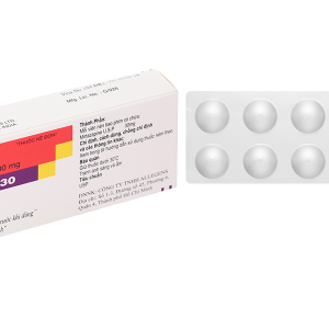 Menelat 30 trị rối loạn trầm cảm nặng  (3 vỉ x 10 viên)