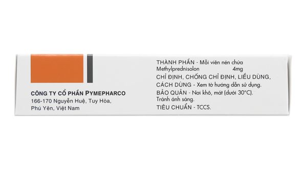 Menison 4mg trị các bệnh liên quan đến viêm khớp dạng thấp, dị ứng (3 vỉ x 10 viên)