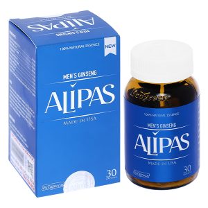 Ecogreen Men's Ginseng Alipas hỗ trợ tăng cường sức khỏe sinh lý nam chai 30 viên