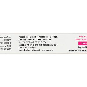 Thuốc đặt Menystin điều trị viêm âm đạo do Trichomonas, nấm Candida (2 vỉ x 10 viên)