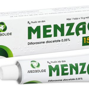 Thuốc mỡ bôi da Menzag 0.05% giảm viêm, giảm ngứa trong bệnh da liễu tuýp 15g