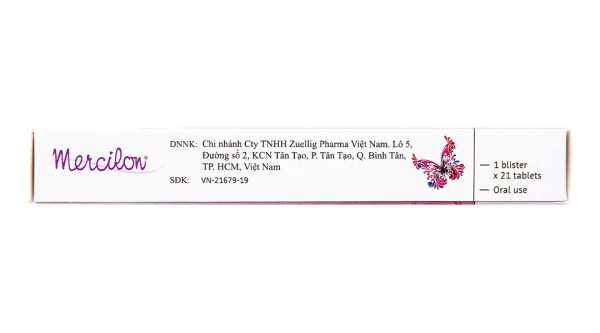 Mercilon thuốc tránh thai hằng ngày (1 vỉ x 21 viên)