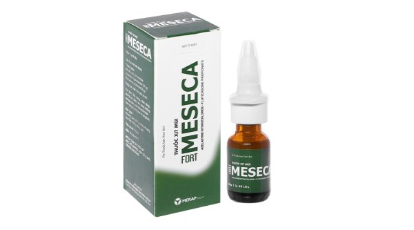 Thuốc xịt mũi Meseca Fort giảm các triệu chứng viêm mũi dị ứng lọ 60 liều