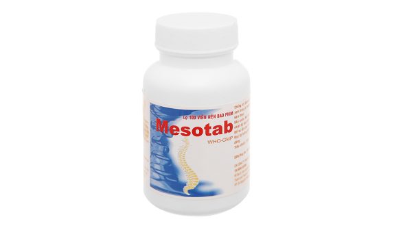 Mesotab 500mg giảm đau, kháng viêm xương khớp lọ 100 viên