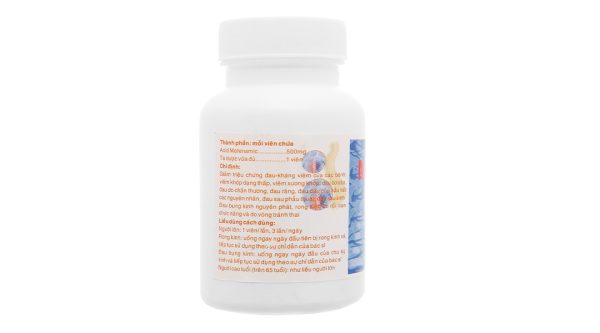 Mesotab 500mg giảm đau, kháng viêm xương khớp lọ 100 viên