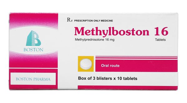 Methylboston 16 thuốc kháng viêm (3 vỉ x 10 viên)