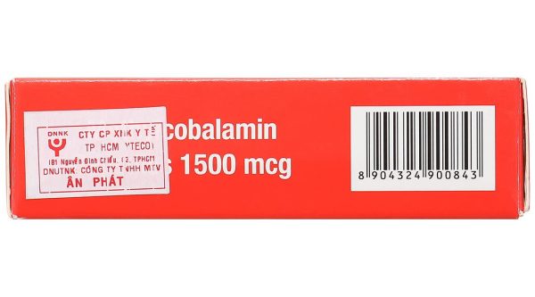 Methylcobalamin Capsules 1500mcg điều trị bệnh lý thần kinh ngoại biên (3 vỉ x 10 viên)