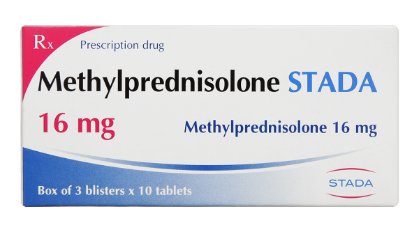 Methylprednisolone STADA 16mg kháng viêm, ức chế miễn dịch (3 vỉ x 10 viên)