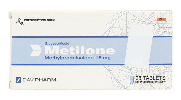 Metilone 16mg kháng viêm (2 vỉ x 14 viên)