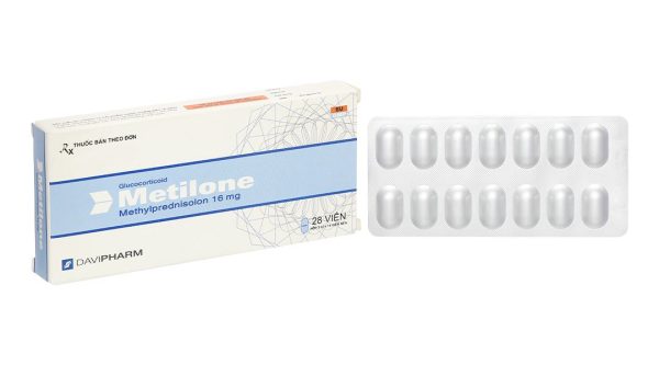 Metilone 16mg kháng viêm (2 vỉ x 14 viên)