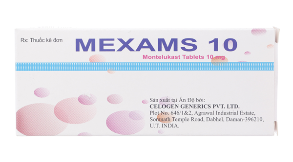 Mexams 10 trị hen suyễn (3 vỉ x 10 viên)