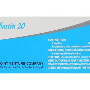 Meyerbastin 20 trị viêm mũi dị ứng, nổi mày đay (10 vỉ x 10 viên)