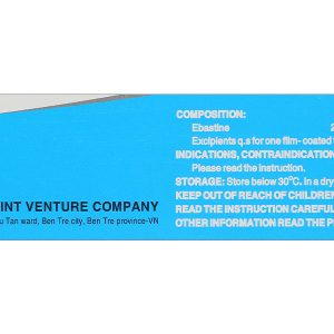 Meyerbastin 20 trị viêm mũi dị ứng, nổi mày đay (10 vỉ x 10 viên)