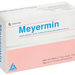 Meyermin dự phòng và trị thiếu vitamin nhóm B do dinh dưỡng, do thuốc (10 vỉ x 10 viên)
