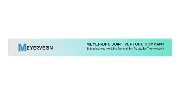 Meyerverin 2mg điều trị đái tháo đường tuýp 2 (2 vỉ x 10 viên)