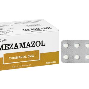 Mezamazol 5mg điều trị cường giáp (10 vỉ x 10 viên)