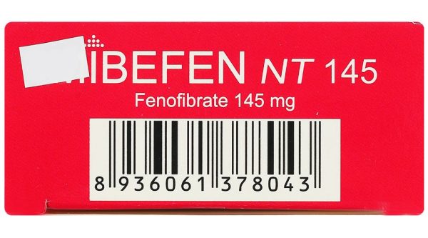 Mibefen NT 145 điều trị tăng triglycerid huyết nặng (3 vỉ x 10 viên)