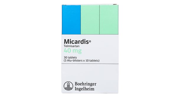 Micardis 40mg trị tăng huyết áp vô căn (3 vỉ x 10 viên)
