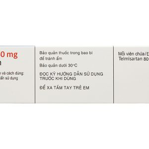 Micardis 80mg trị tăng huyết áp vô căn (3 vỉ x 10 viên)