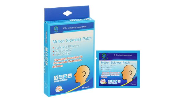 Miếng dán chống say tàu xe Fobelife Motion Sickness Patch hộp 10 miếng