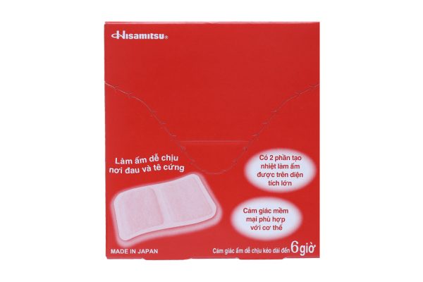 Miếng dán giữ nhiệt Salonpas Jikabari làm ấm, giảm đau (8.4cm x 13cm) (8 gói x 1 miếng)