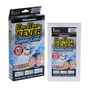 Miếng dán hạ sốt ByeBye Fever Super Cool (5cm x 12 cm) (3 gói x 2 miếng)