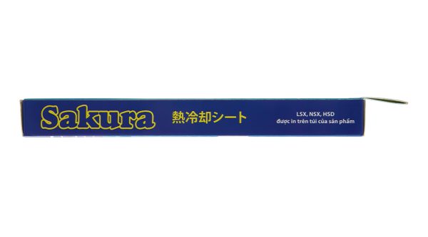 Miếng dán hạ sốt Sakura cho bé (3 gói x 2 miếng)