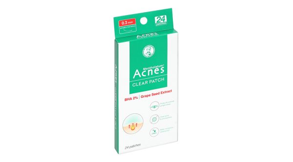 Miếng dán mụn Acnes Clear Patch giúp kháng khuẩn, sạch mụn hộp 24 miếng