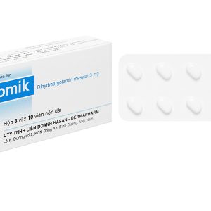 Migomik 3mg trị rối loạn tuần hoàn thế đứng, giảm huyết áp (3 vỉ x 10 viên)