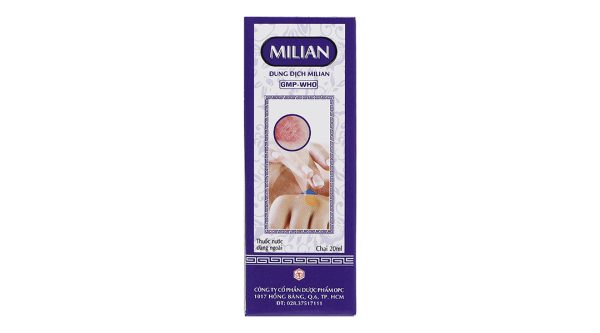 Dung dịch bôi Milian OPC trị nhiễm virus ngoài da, nhiễm khuẩn da chai 20ml