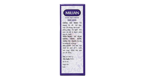 Dung dịch bôi Milian OPC trị nhiễm virus ngoài da, nhiễm khuẩn da chai 20ml