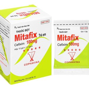Thuốc bột Mitafix trẻ em 100mg điều trị nhiễm khuẩn (12 gói x 1.5g)