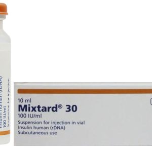Hỗn dịch tiêm Mixtard 30 100IU/ml trị đái tháo đường lọ 10ml